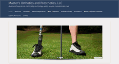 Desktop Screenshot of mastersoandp.com