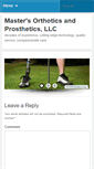 Mobile Screenshot of mastersoandp.com