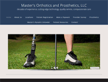 Tablet Screenshot of mastersoandp.com